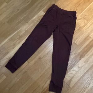 Gap joggers size 12 burgundy